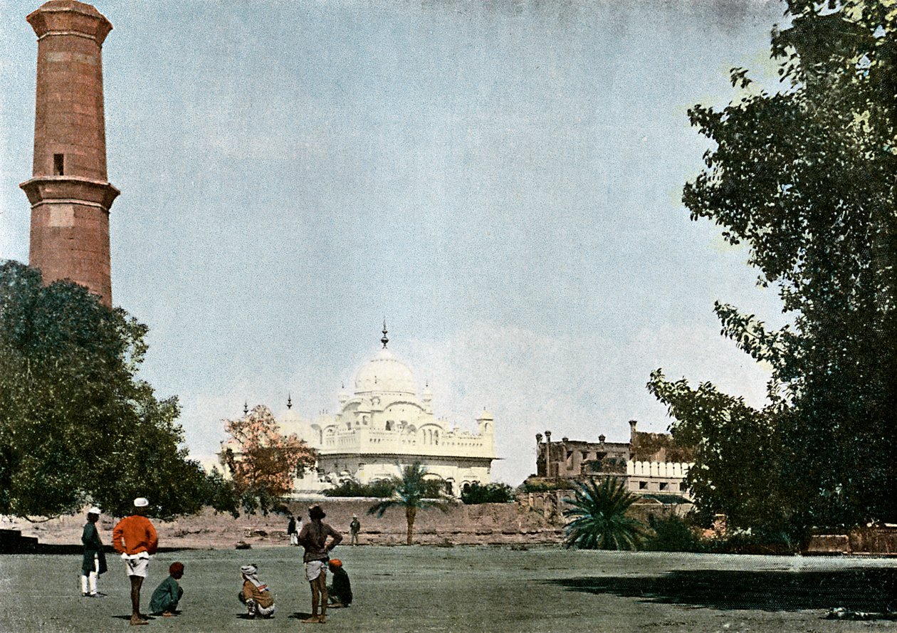 Samadhi Ranjita Singha, Lahore, Indie, ok. 1890 r. autorstwa Unbekannt