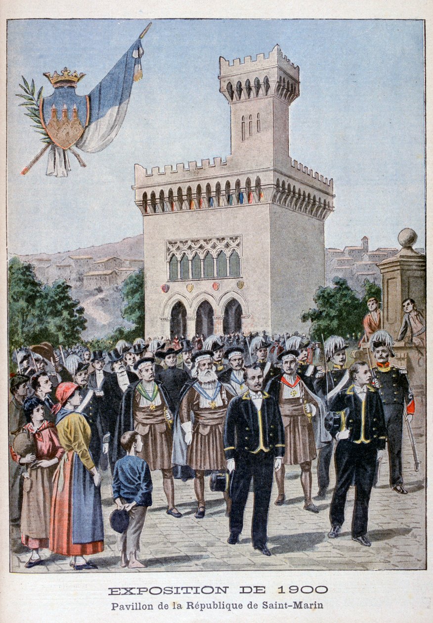 Pawilon San Marino na Wystawie Światowej 1900, Paryż, 1900 autorstwa Unbekannt