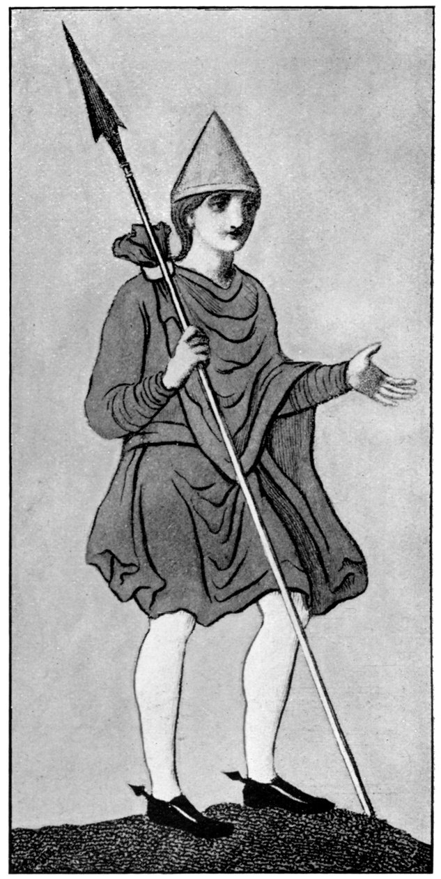 Płaszcz saski, przedstawiający sposób zapinania, 1910 autorstwa Unbekannt