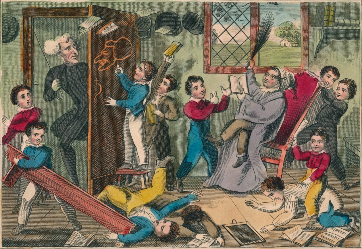 Nauczyciel za granicą, 1832. autorstwa Unbekannt