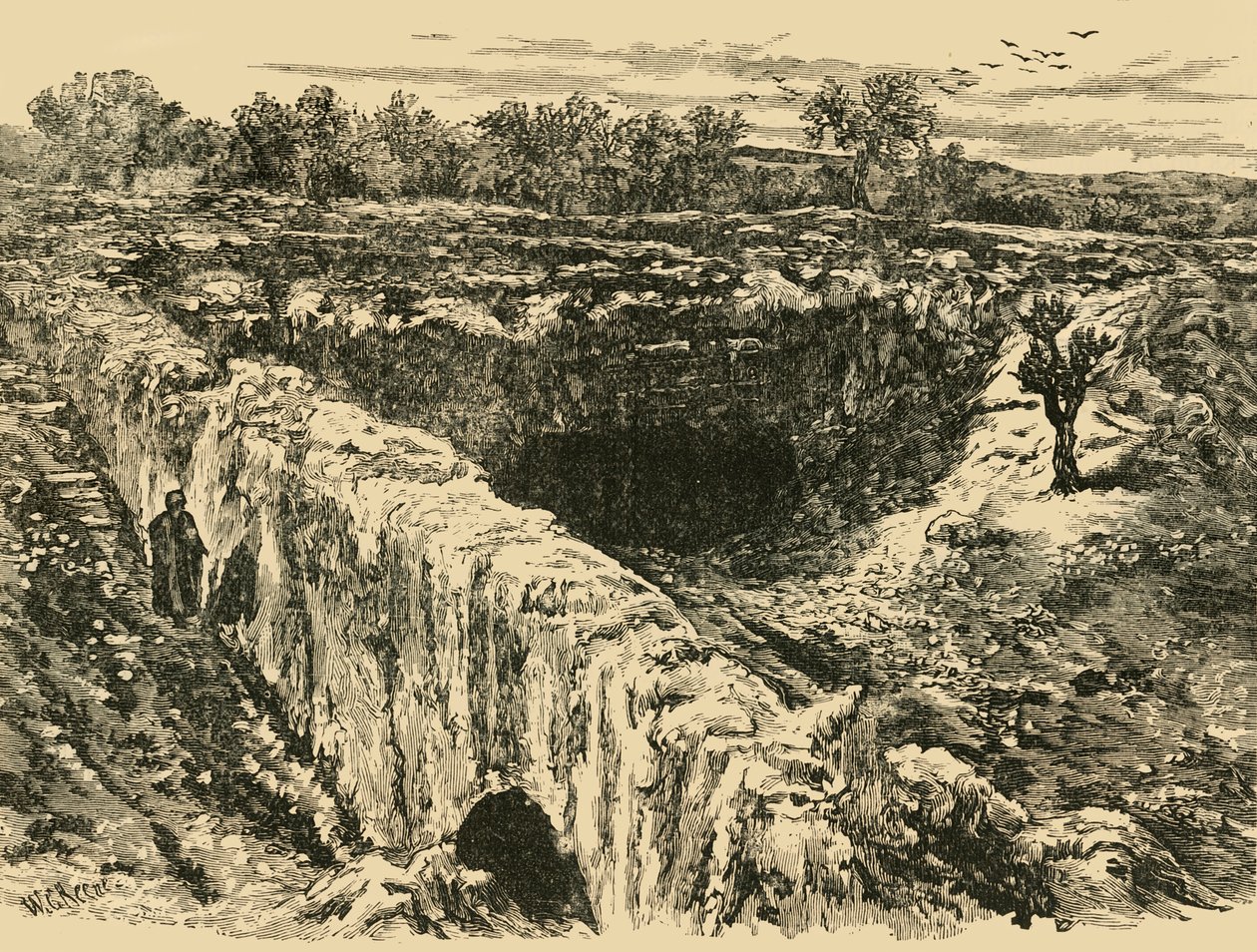 Groby Królów w Jerozolimie, 1890. autorstwa Unbekannt