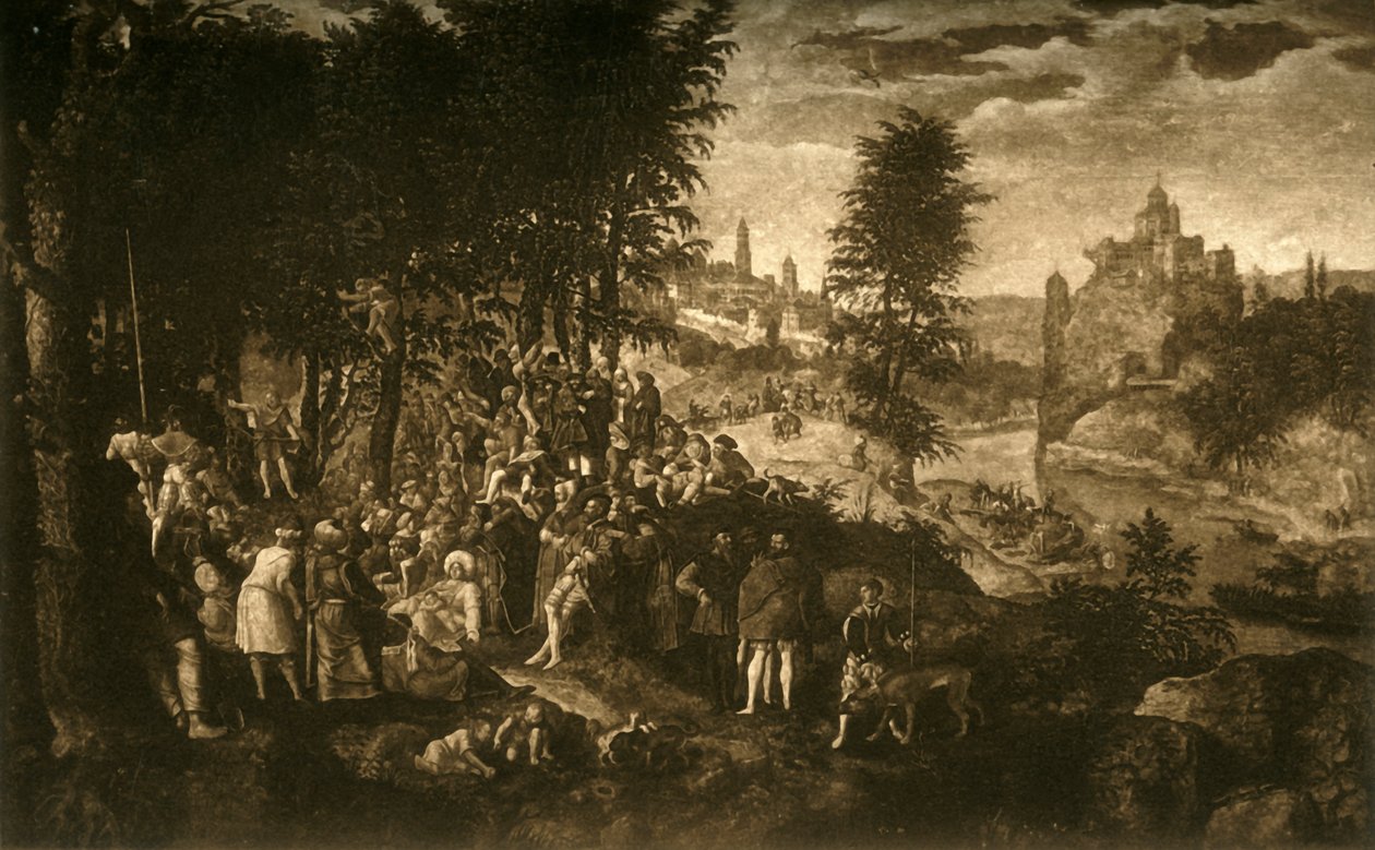 Kazanie św. Jana Chrzciciela, ok. 1550, 1903. autorstwa Unbekannt