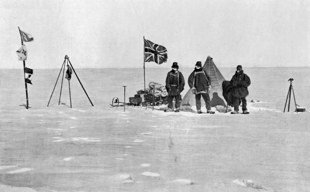 Obóz Shackleton, Antarktyda, Boże Narodzenie, 1908 autorstwa Unbekannt