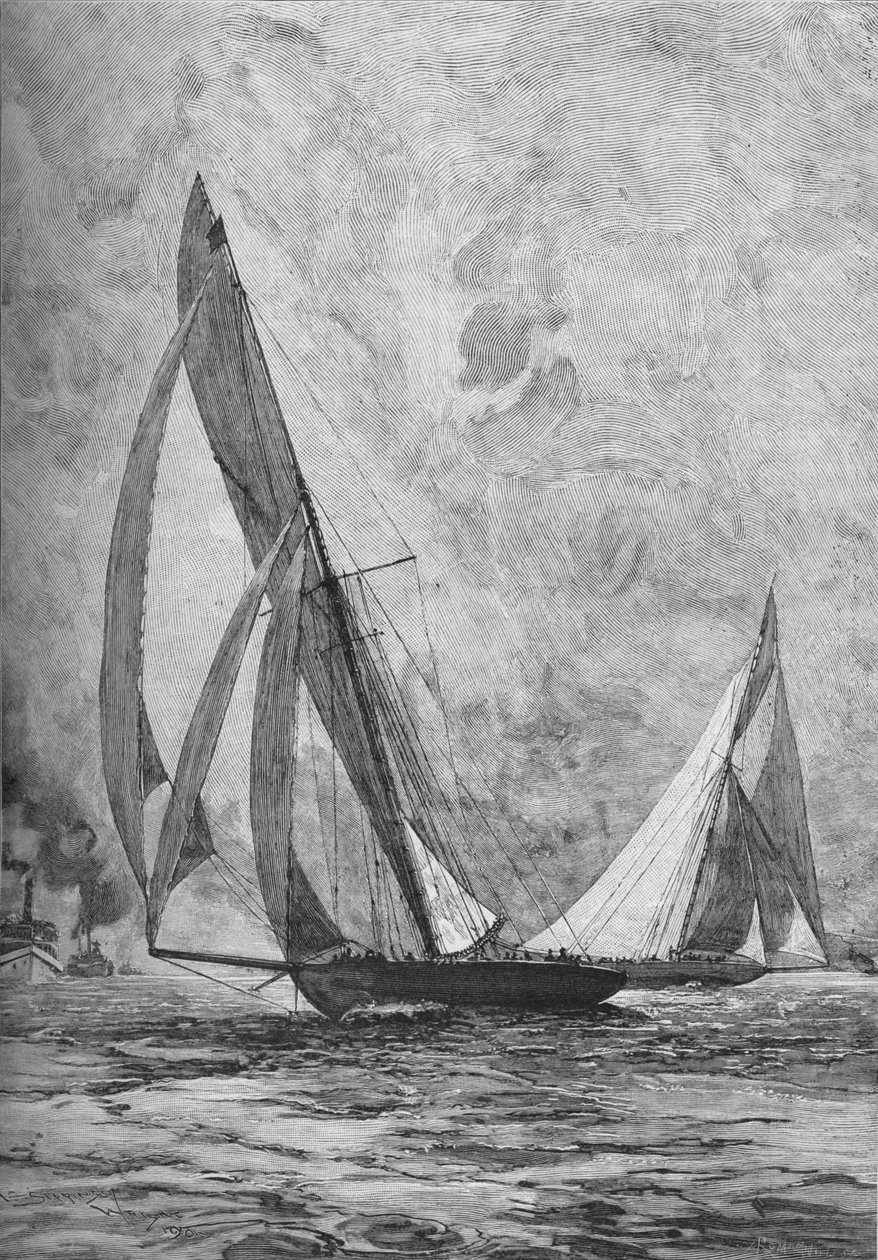 Wyścigi Shamrock i Columbia o Puchar Ameryk, 1899 1906 autorstwa Unbekannt