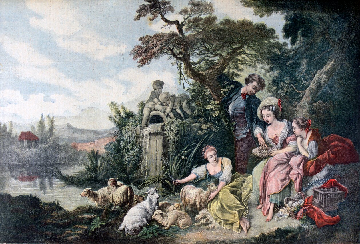Dar pasterzy lub gniazdo, 1892 autorstwa Unbekannt