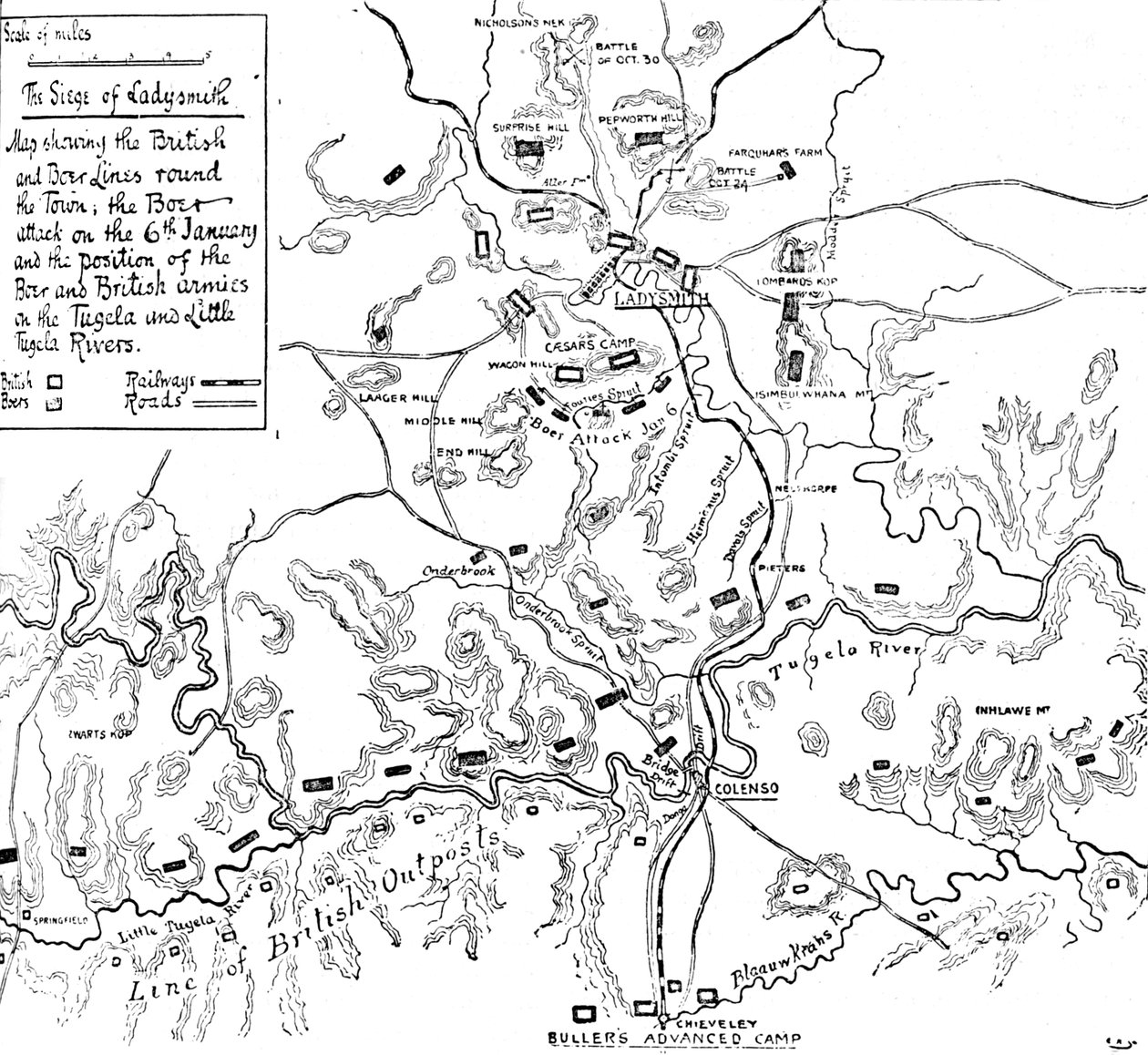 Oblężenie Ladysmith, c1899, 1902 autorstwa Unbekannt