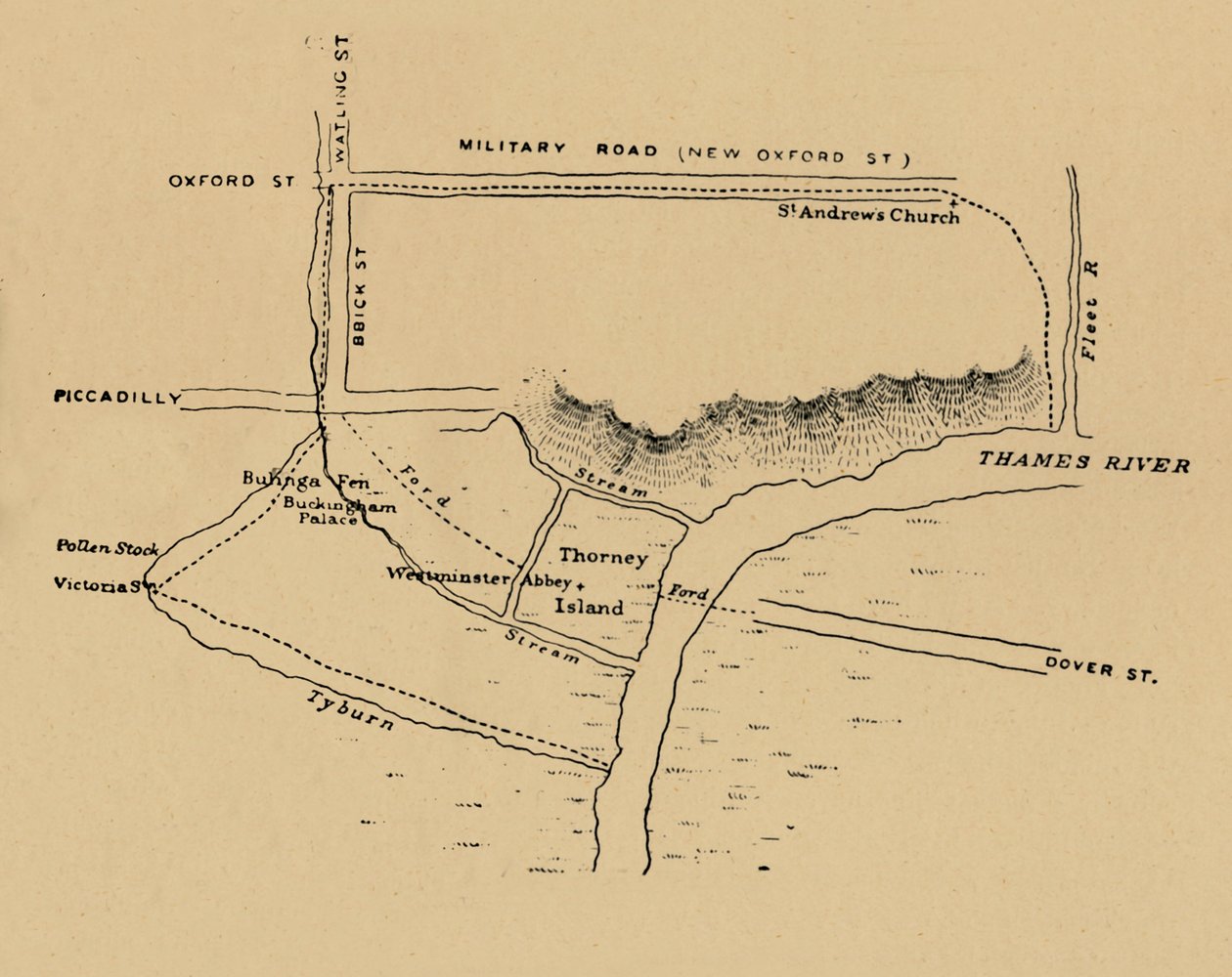 Sytuacja w Westminsterze, 1908 r. autorstwa Unbekannt