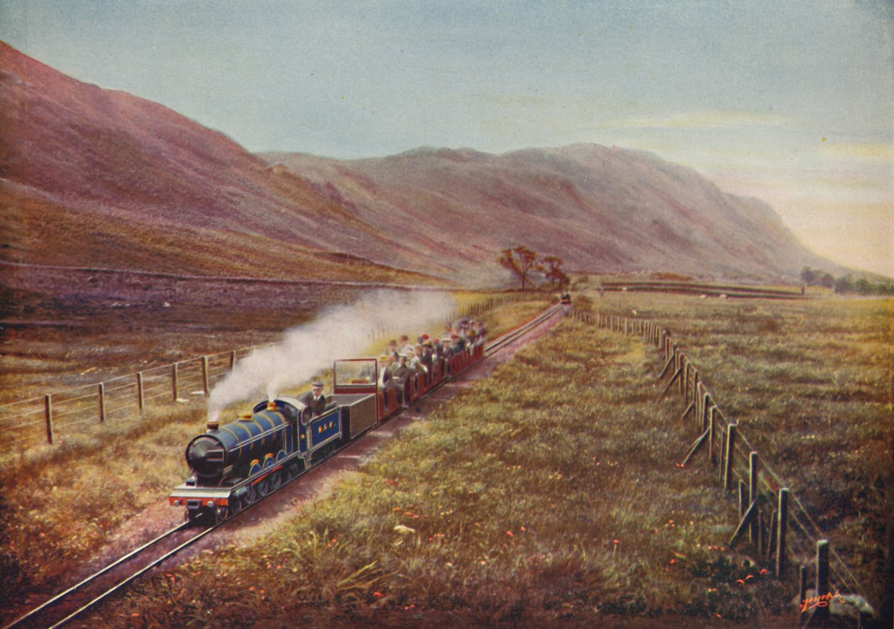 Najmniejsza Kolej Pasażerska na Świecie. W Eskdale, Cumberland, 1926 autorstwa Unbekannt