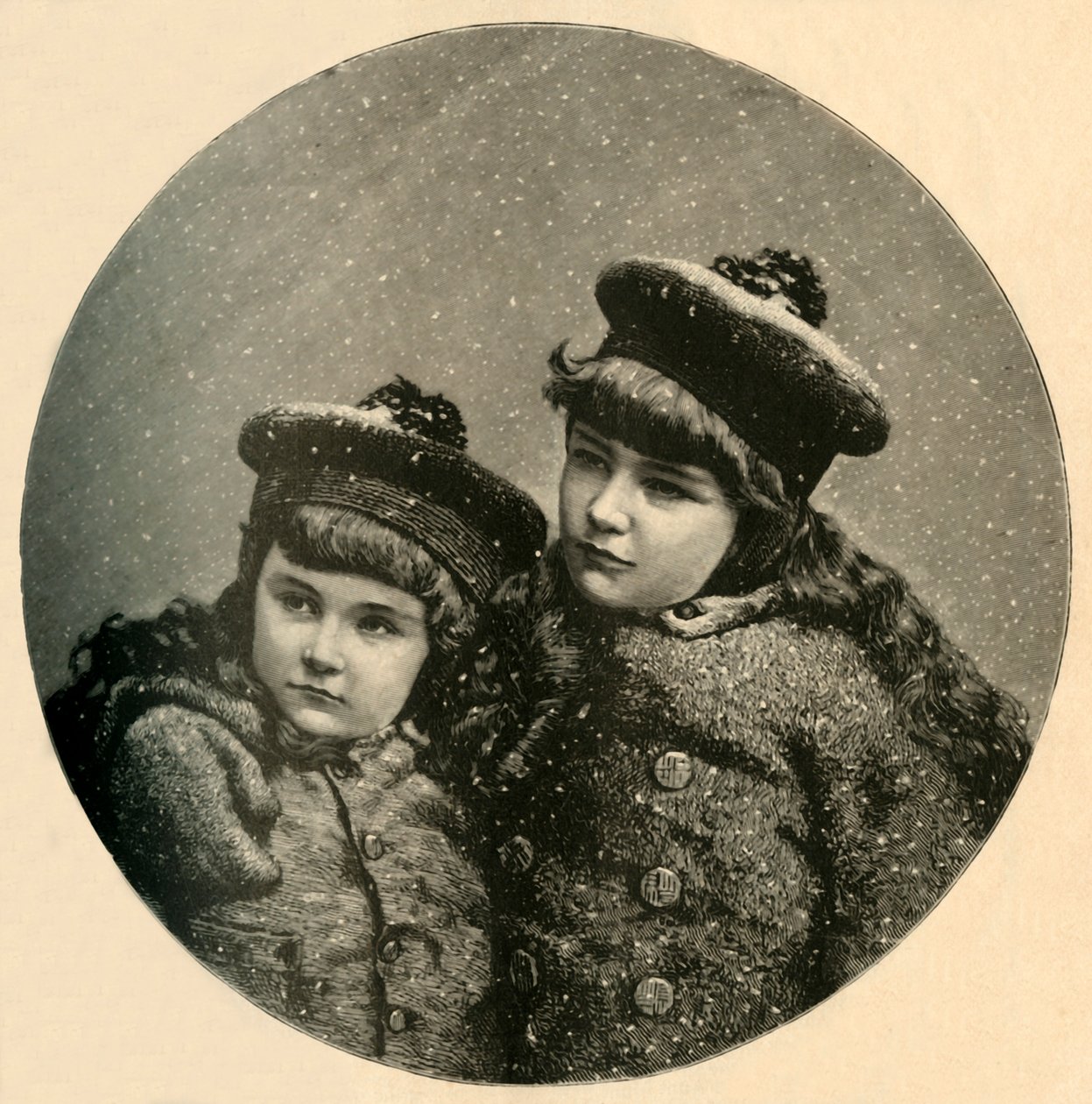 Choinka śnieżnych ptaków, 1883. autorstwa Unbekannt