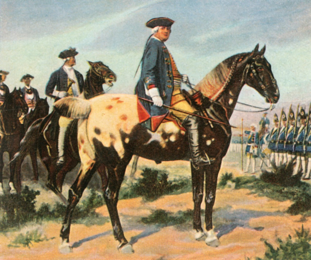 Król-żołnierz Fryderyk Wilhelm I, król Prus, 1936. autorstwa Unbekannt
