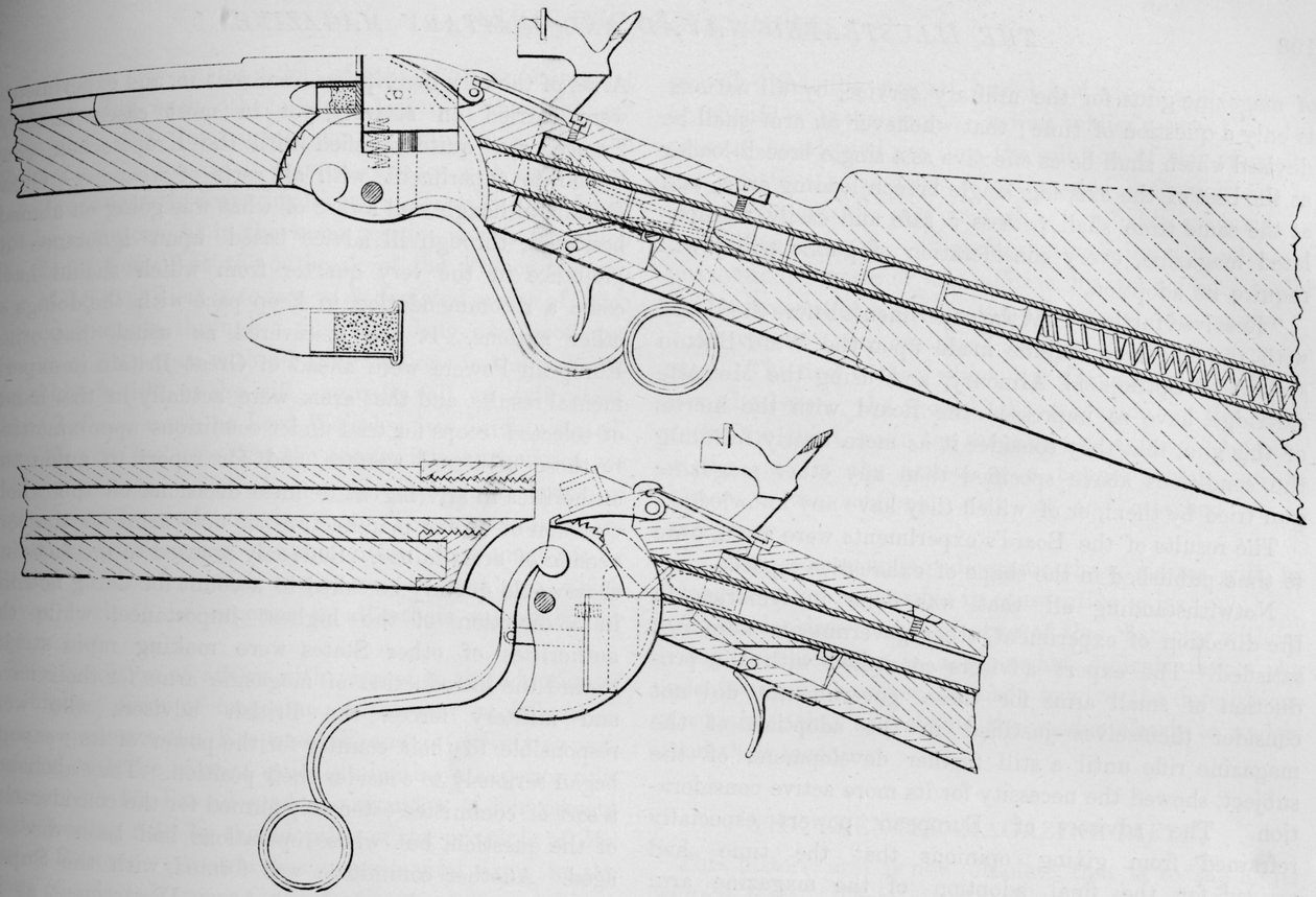 Spencer Magazine Gun używany podczas amerykańskiej wojny secesyjnej, 1884 r autorstwa Unbekannt