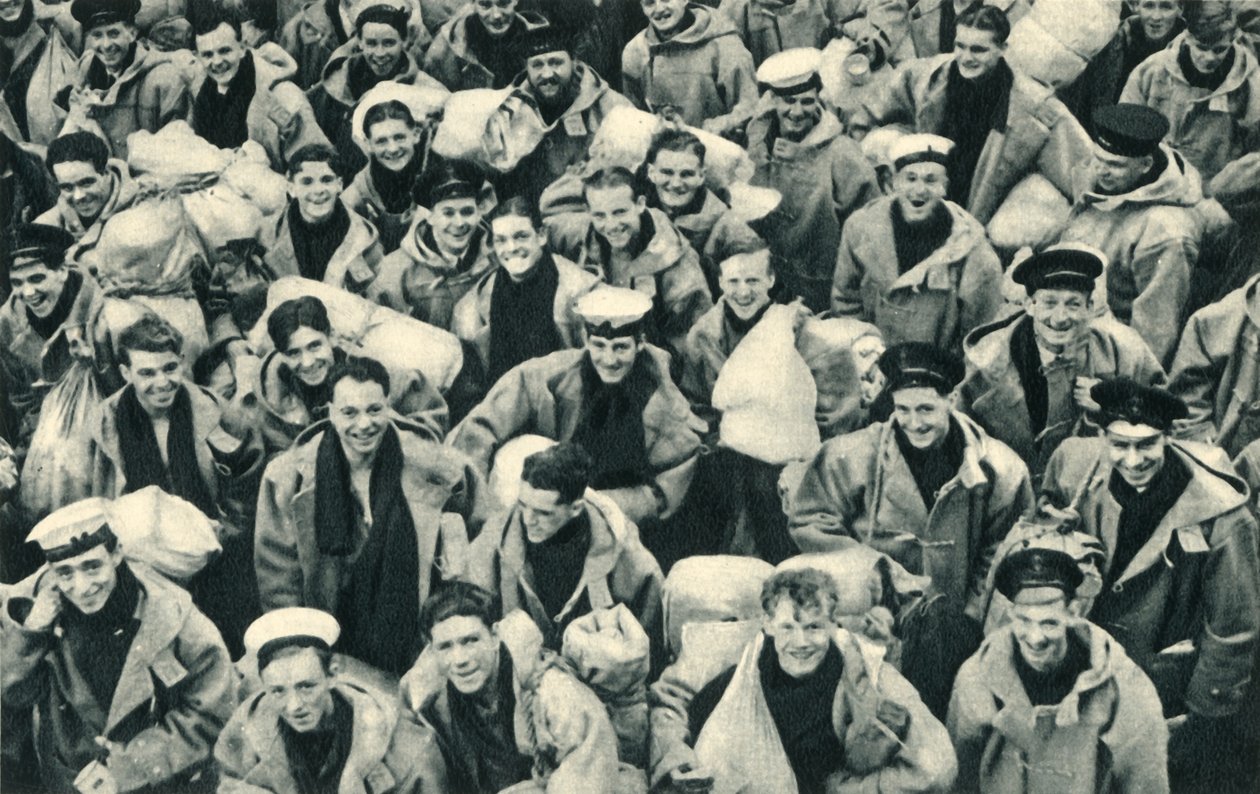 Duch Arki - marynarze Marynarki Królewskiej, ok. 1942 r. autorstwa Unbekannt