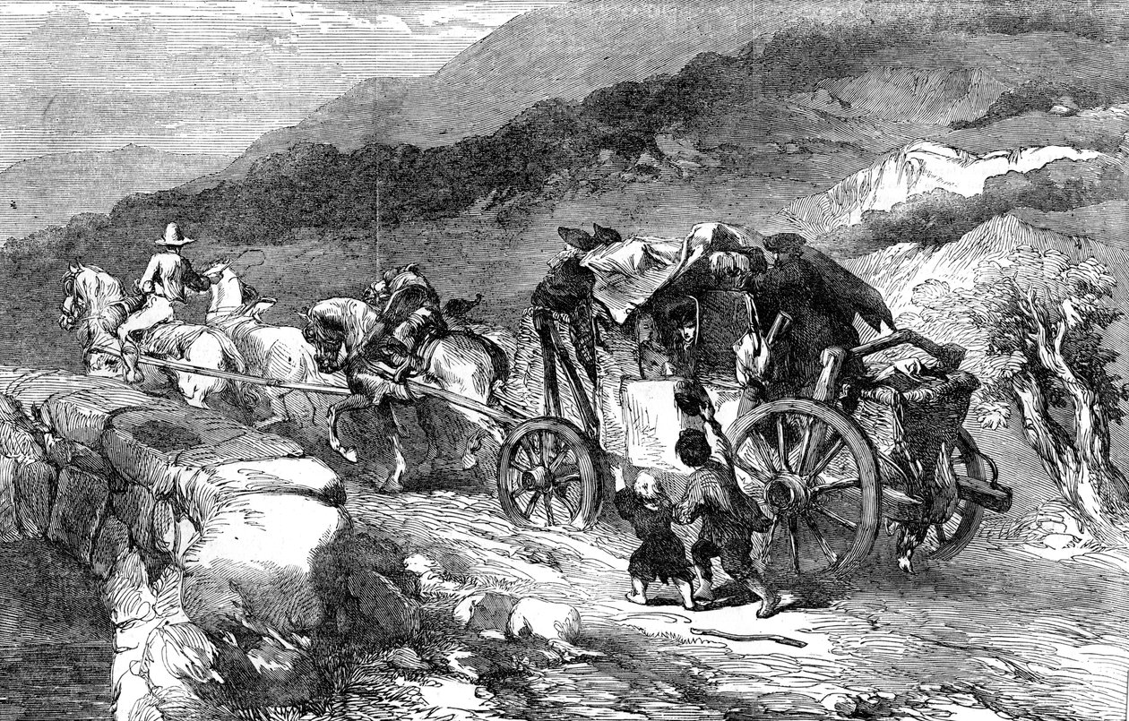 Dyliżans ostatniego stulecia, 1855 autorstwa Unbekannt