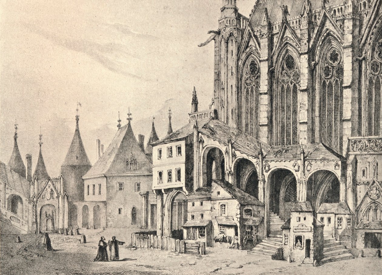Klatka schodowa Sainte-Chapelle, 1700 1915 autorstwa Unbekannt