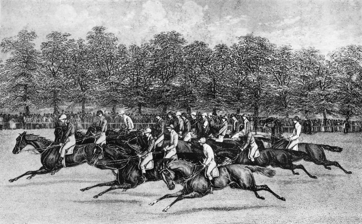 Start dla św. Legera, 1851, 1911 autorstwa Unbekannt