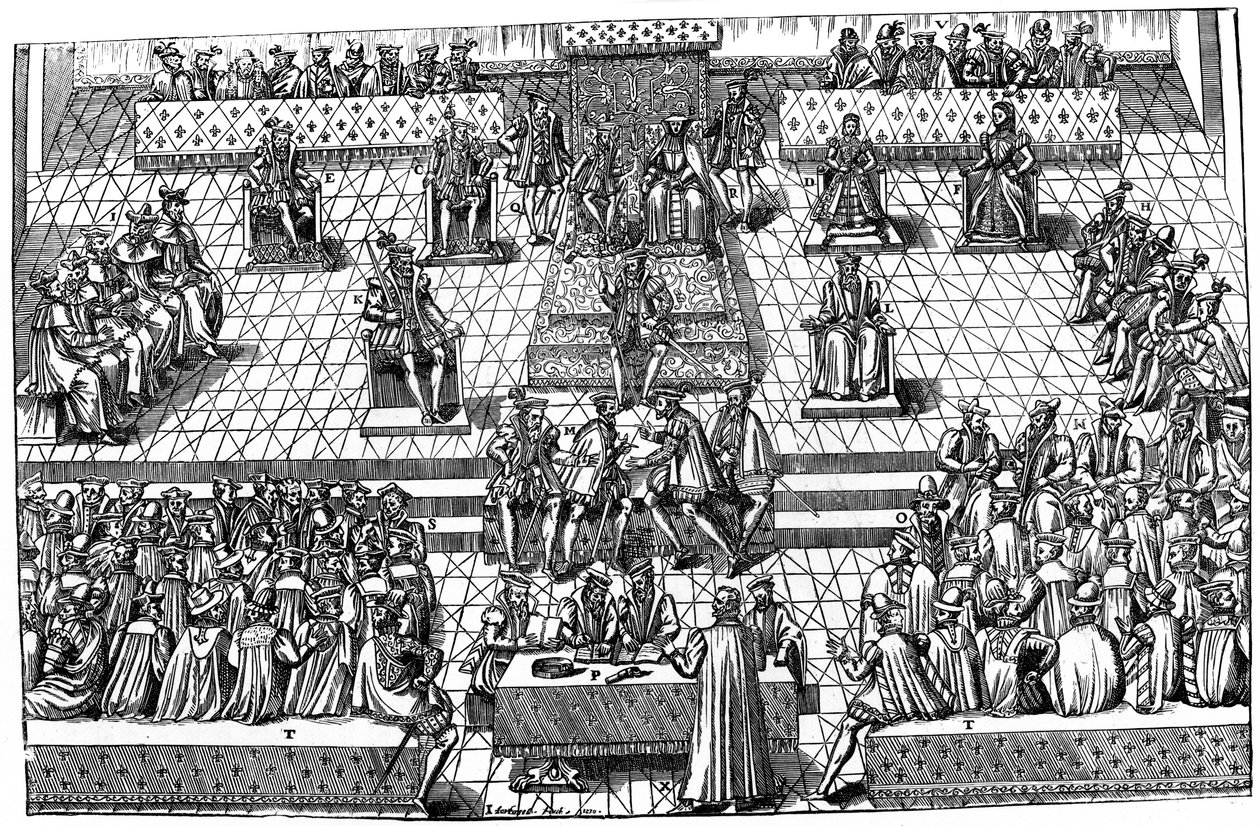Stany Generalne w Orleanie, Francja, 1560, 1893 autorstwa Unbekannt