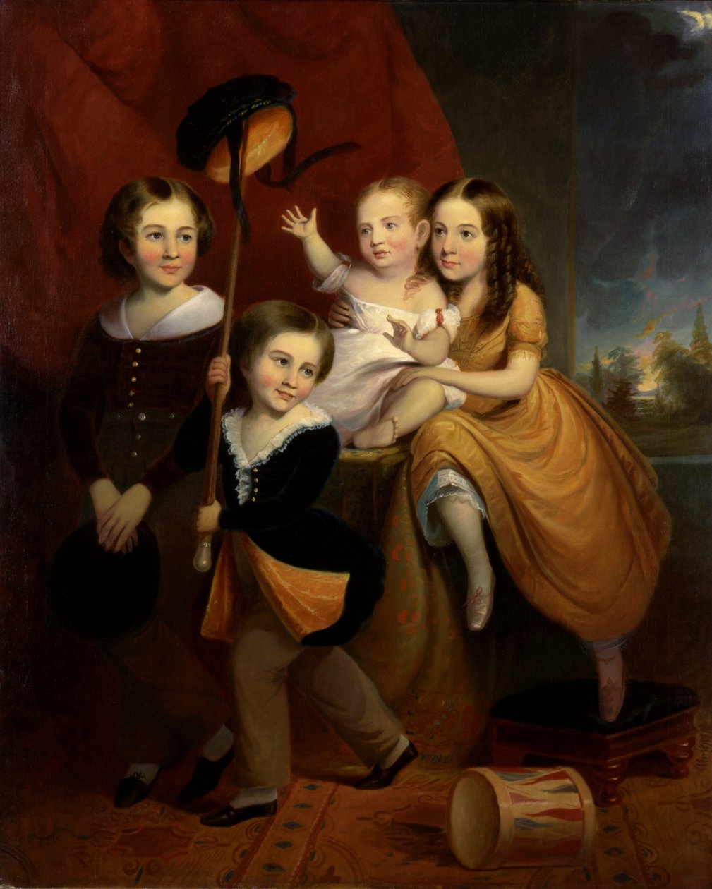 Dzieci Stephensa, ca. 1845. autorstwa Unbekannt