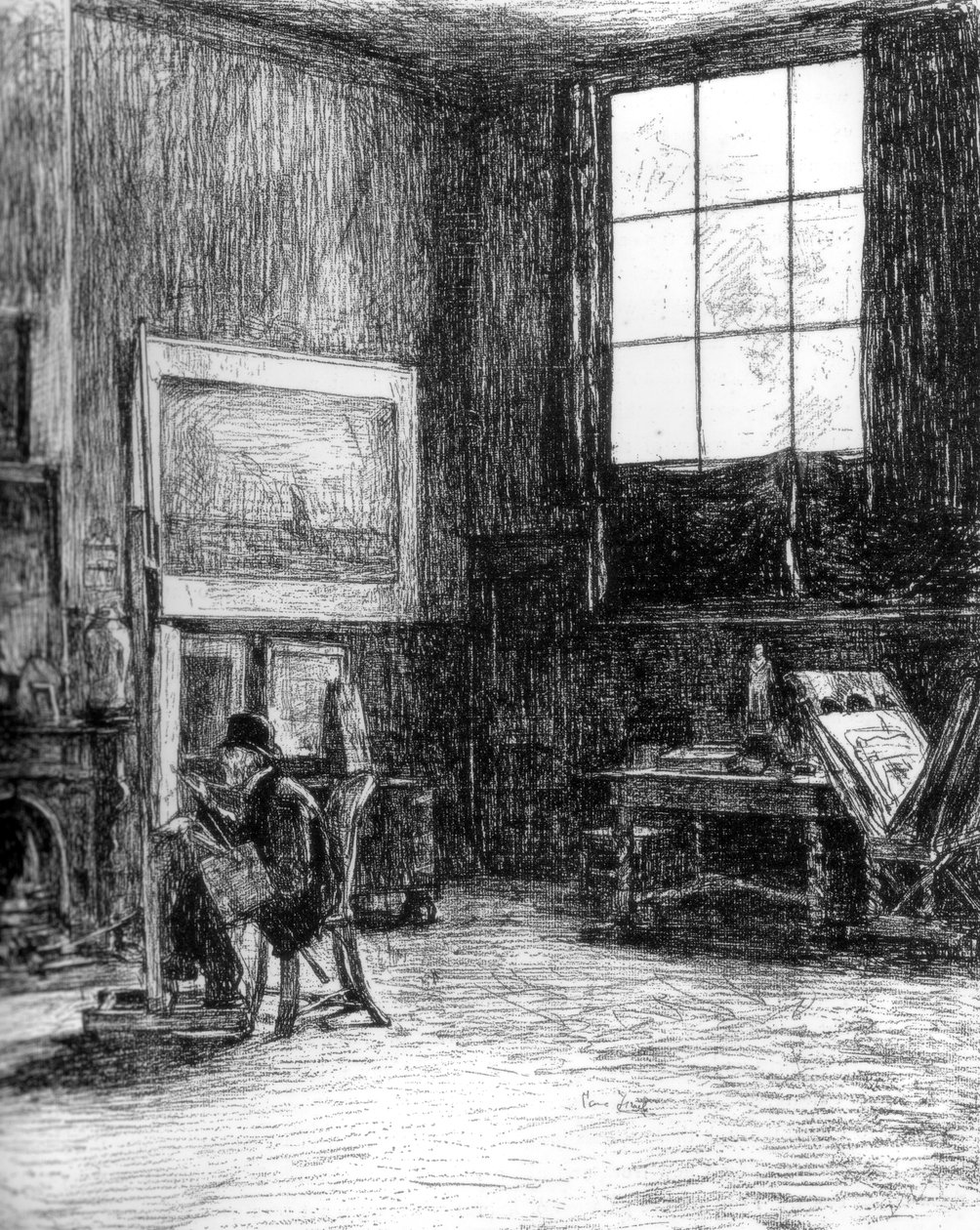 Studio Północ, ok. 1880-1882 autorstwa Unbekannt