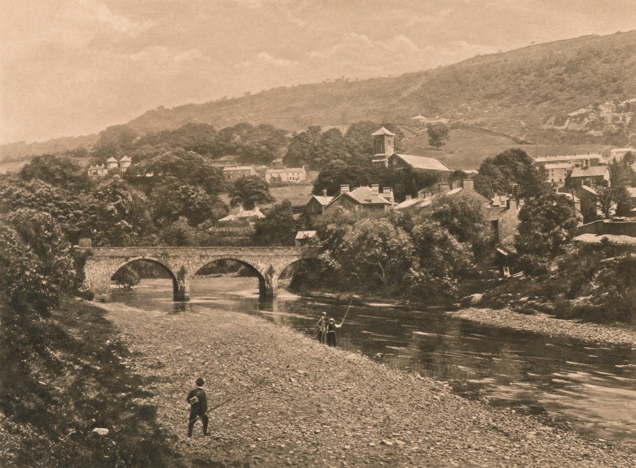 Taff w Treforest, niedaleko Pontypridd, 1902 autorstwa Unbekannt