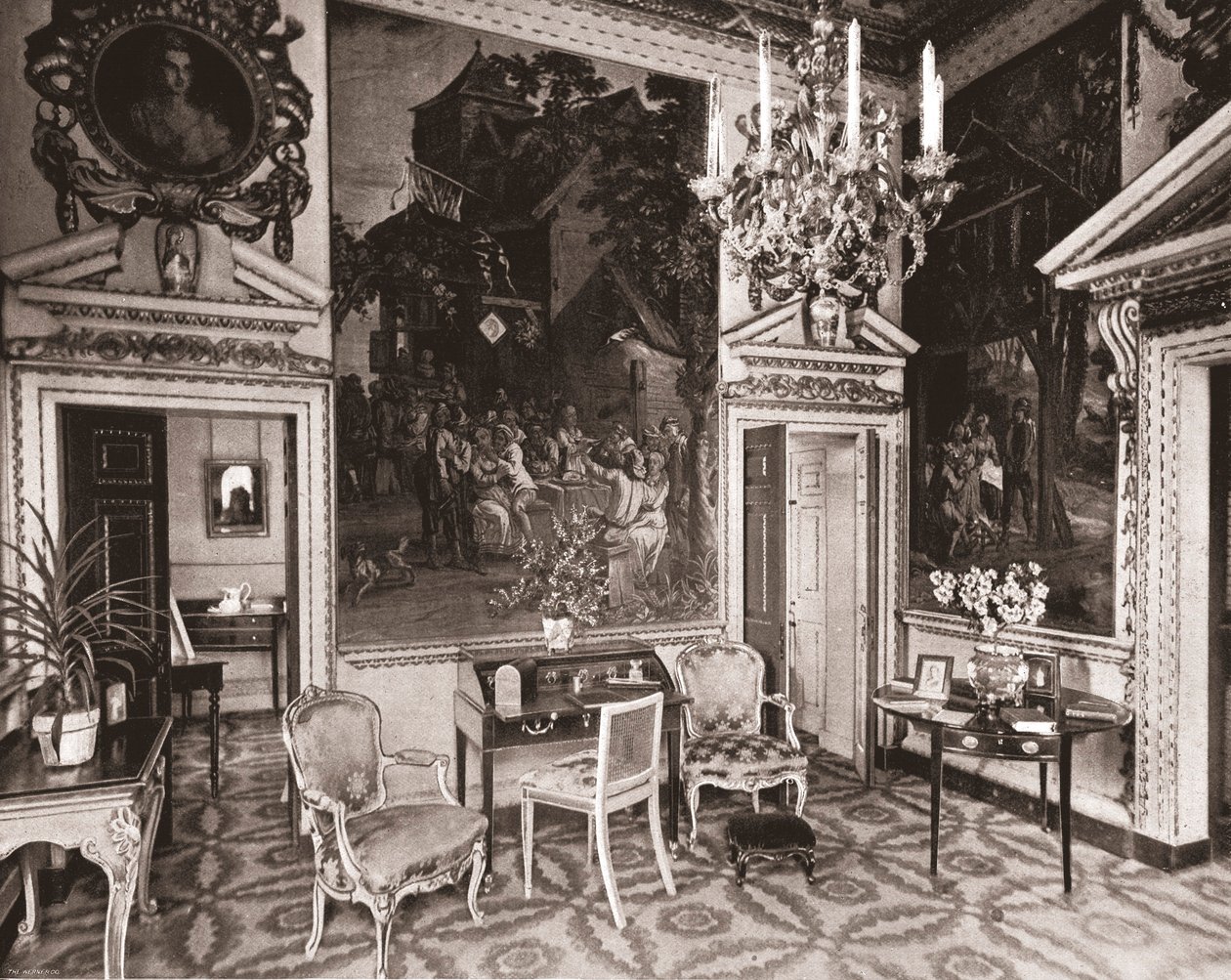 Pokój Gobelinów, Chiswick House, Londyn, 1894. autorstwa Unbekannt