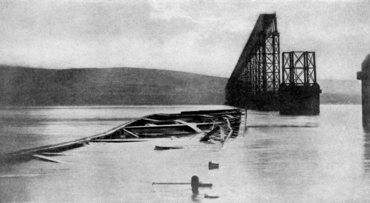 Katastrofa na Tay Bridge, Szkocja, 28 grudnia 1879 1951 autorstwa Unbekannt