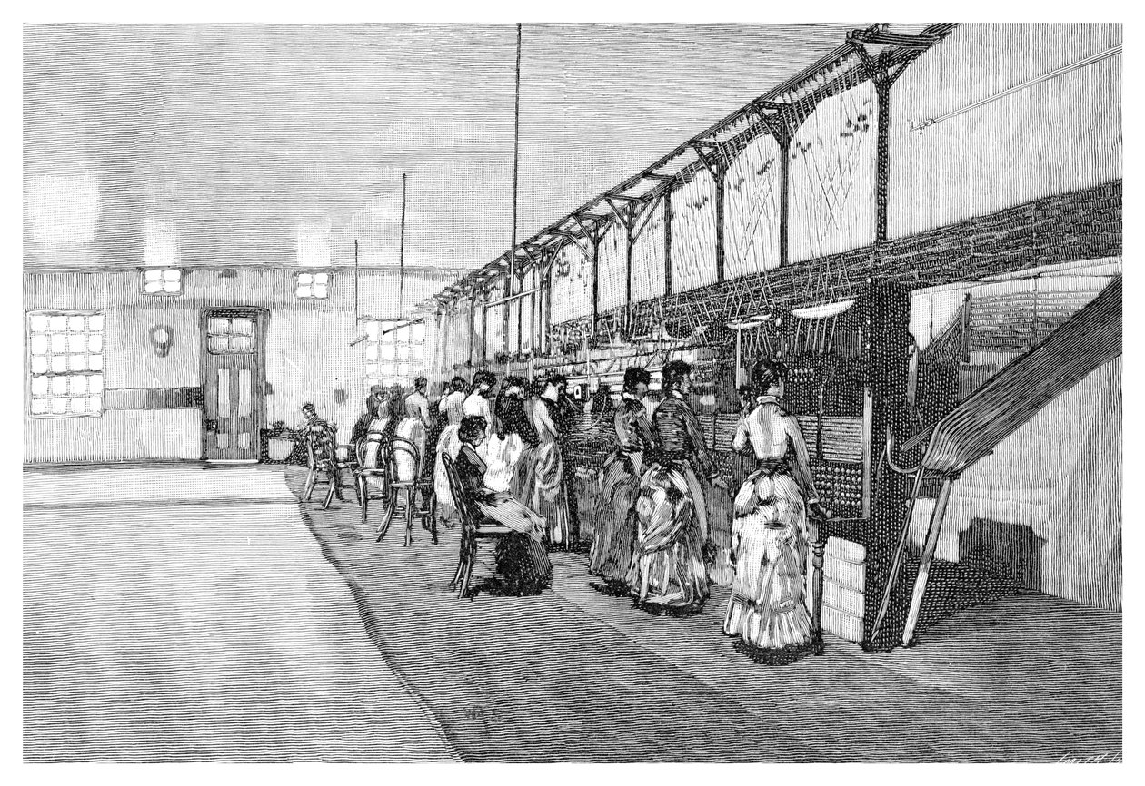 Giełda telefoniczna, Melbourne, Wiktoria, Australia, 1886 r. autorstwa Unbekannt