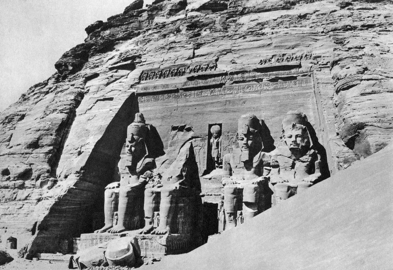 Świątynia Abu Simbel, Egipt, 1936 autorstwa Unbekannt
