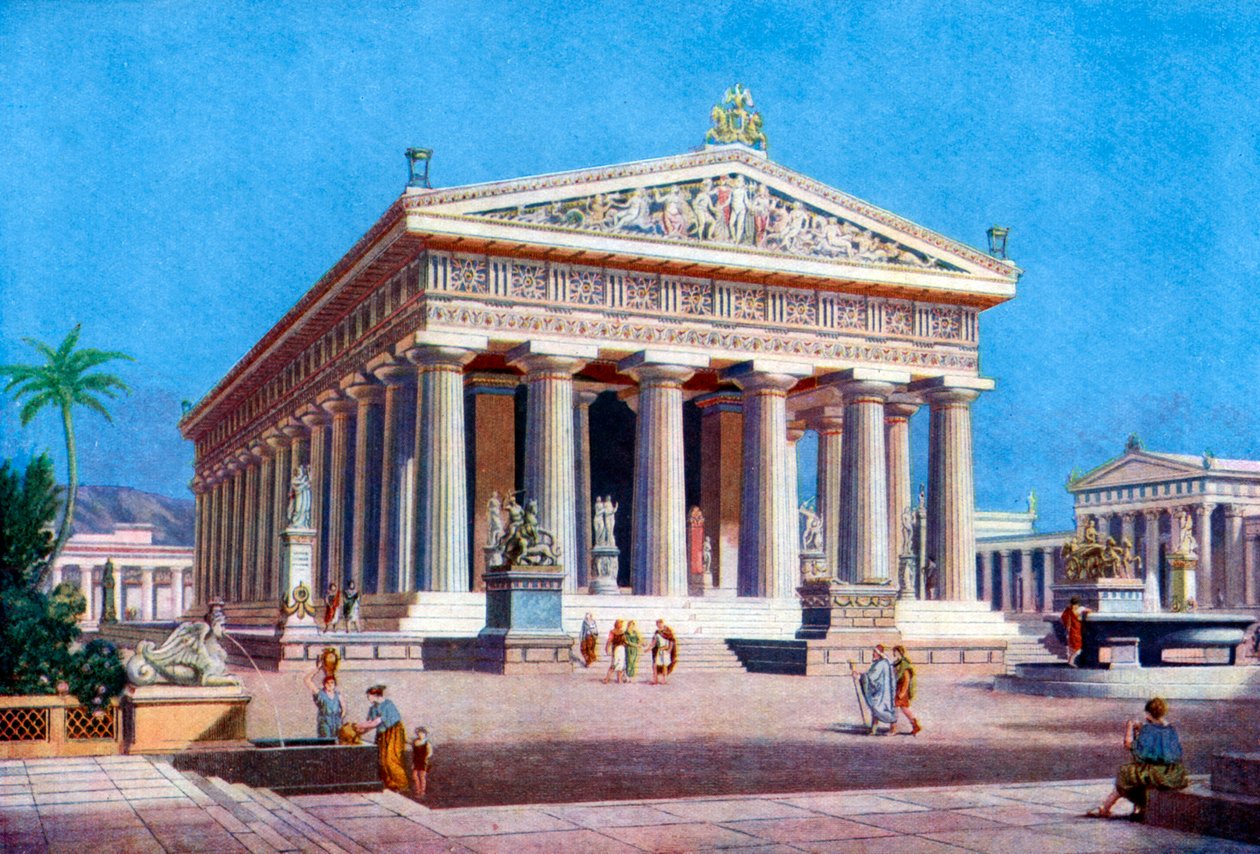 Świątynia Posejdona, Paestum Pesto, Włochy, 1933-1934 autorstwa Unbekannt