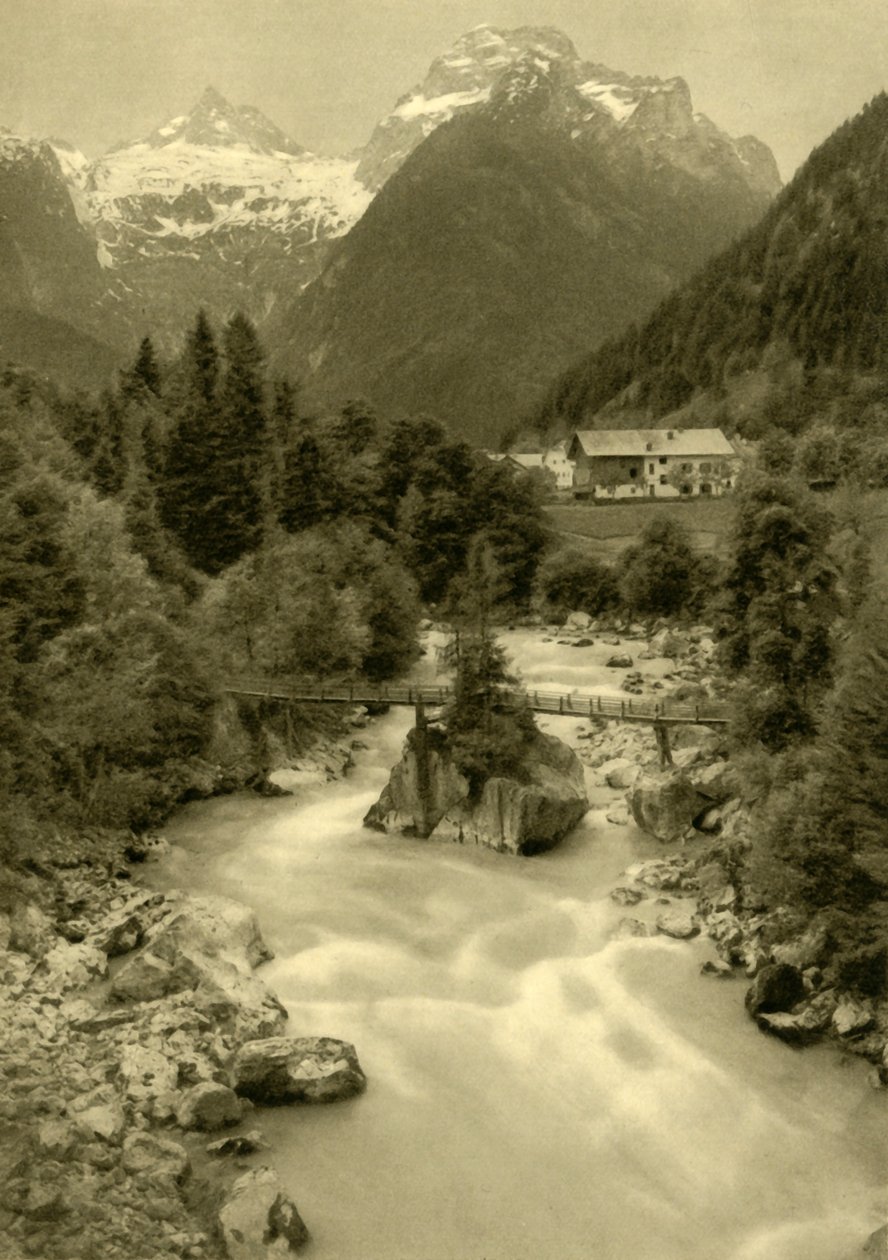 Diabelski most Teufelsstein, Lofer, Austria, ok. 1935. autorstwa Unbekannt