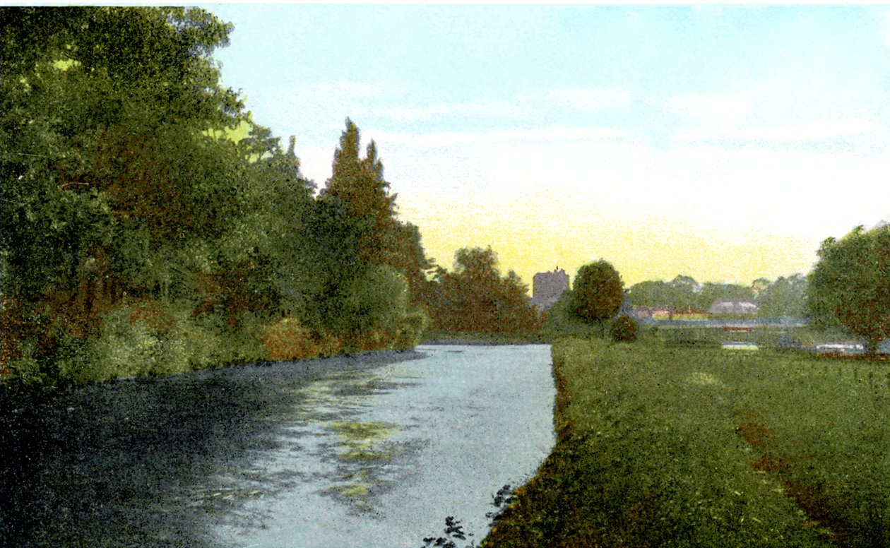 Tamiza w Cookham, Berkshire, XX wiek autorstwa Unbekannt