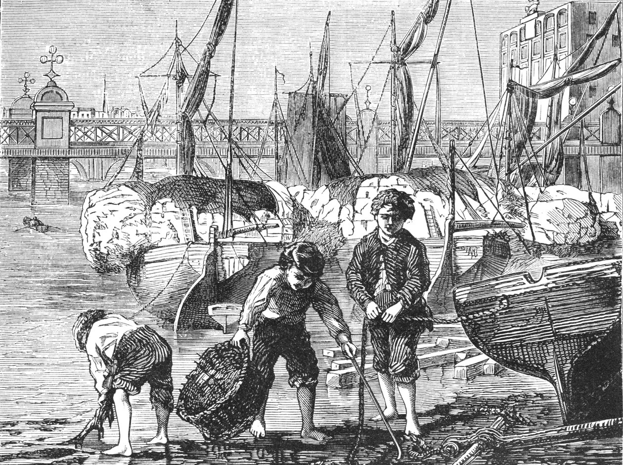 Tamiza przy niskiej wodzie, 1897. autorstwa Unbekannt