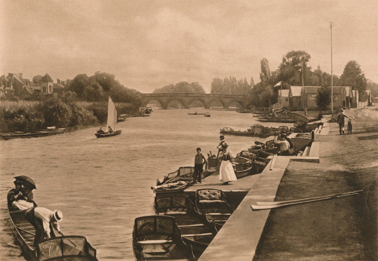 Tamiza w Maidenhead, 1902 autorstwa Unbekannt