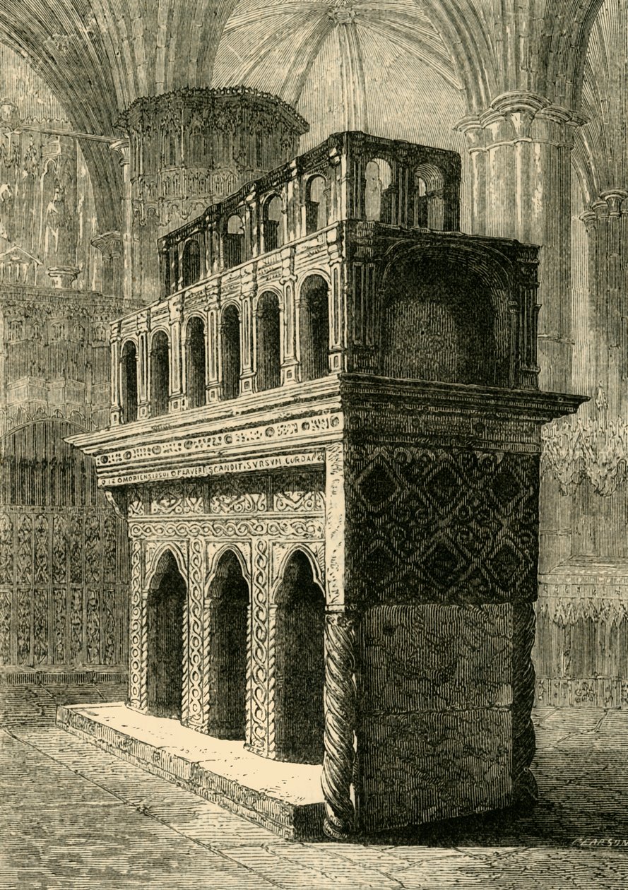 Grób Edwarda Wyznawcy, 1881. autorstwa Unbekannt