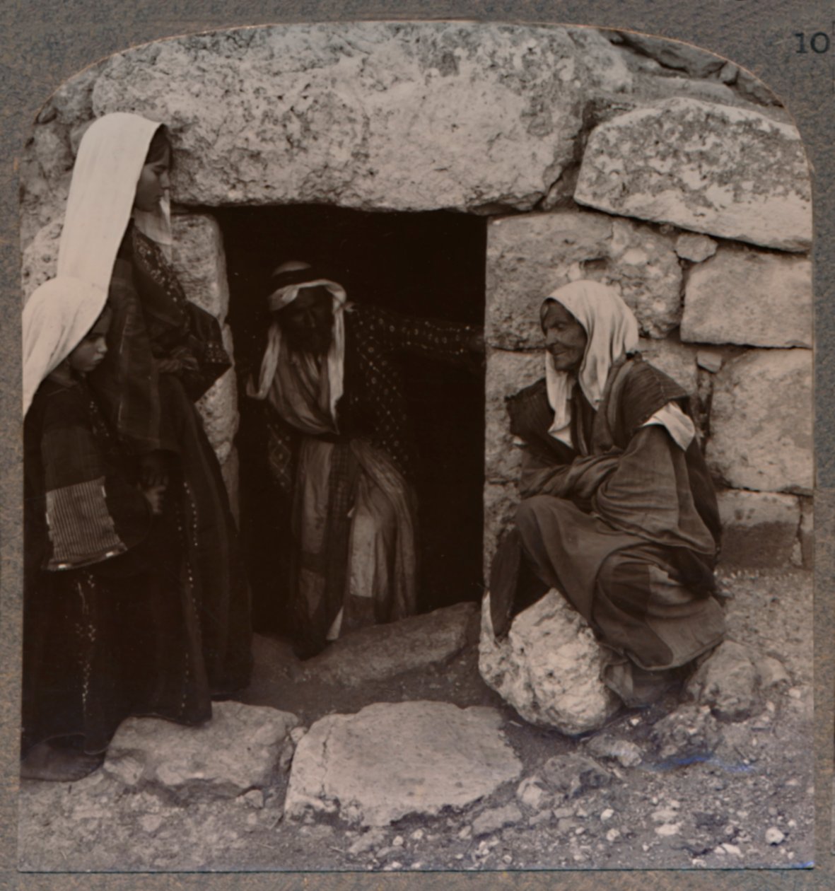 Grób Łazarza, Betanii, ok. 1900 autorstwa Unbekannt