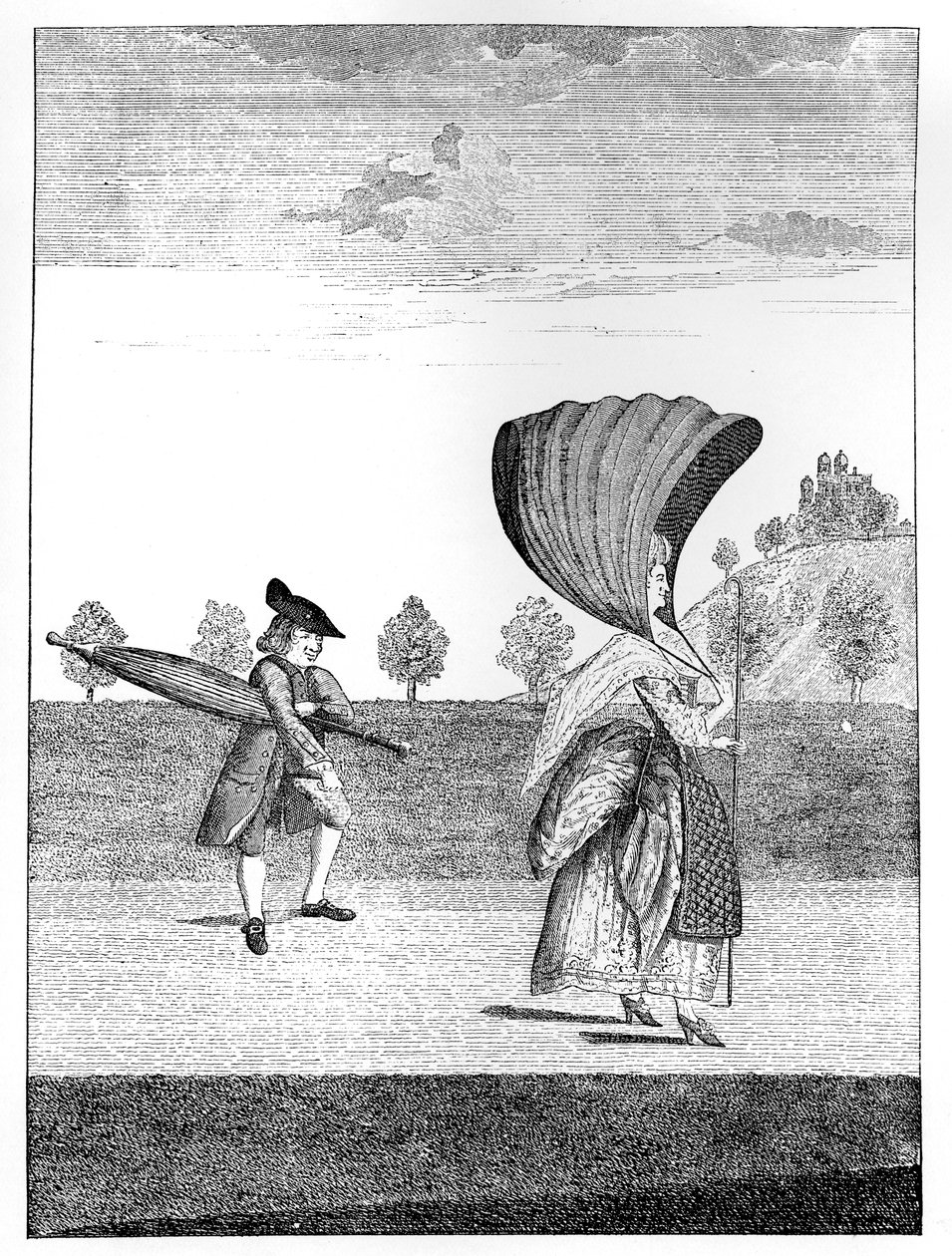 Ton w Greenwich: A la festoon dans le park a Greenwich 1777 autorstwa Unbekannt