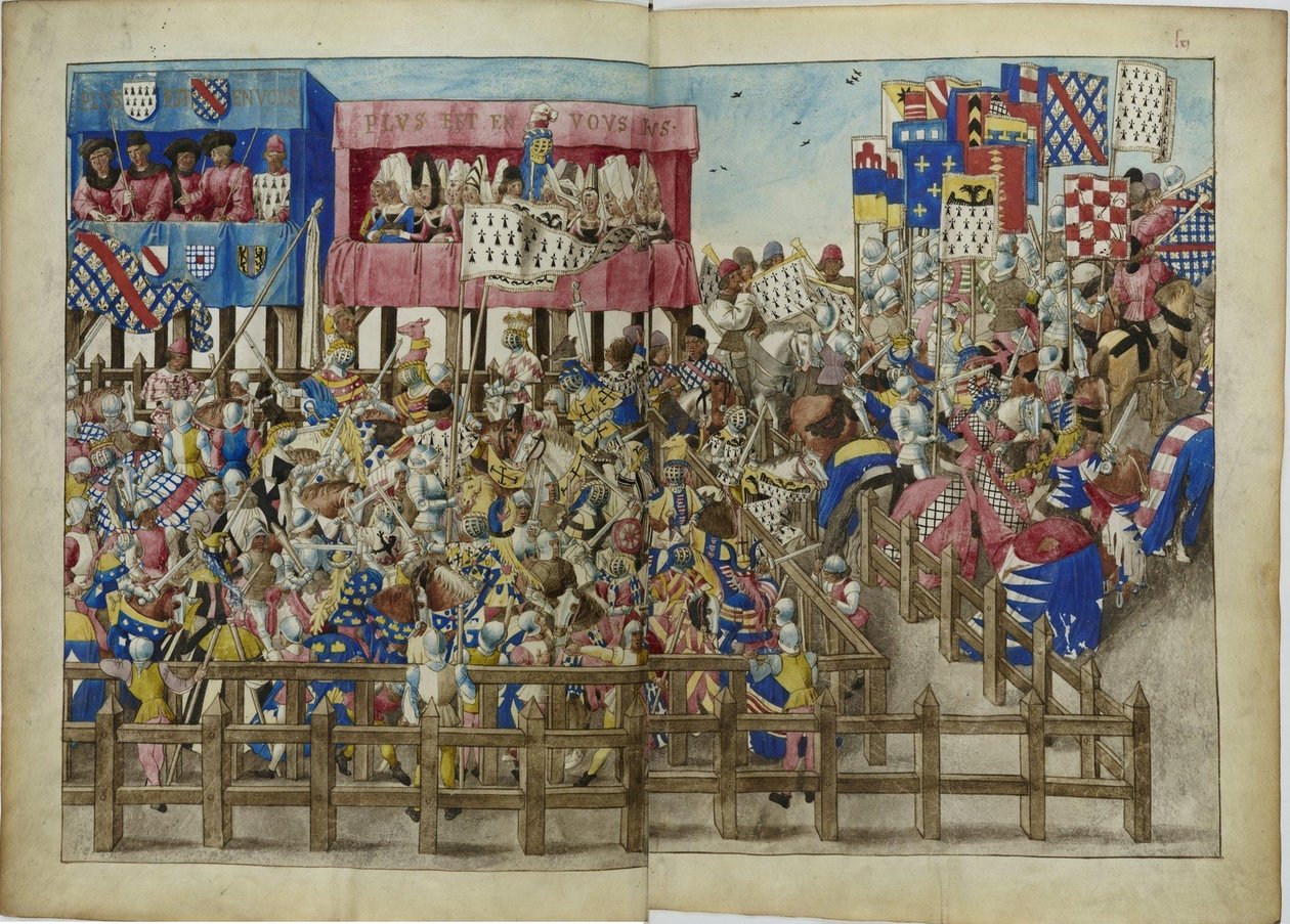 Księga turniejowa René dAnjou, ok. 1447 autorstwa Unbekannt