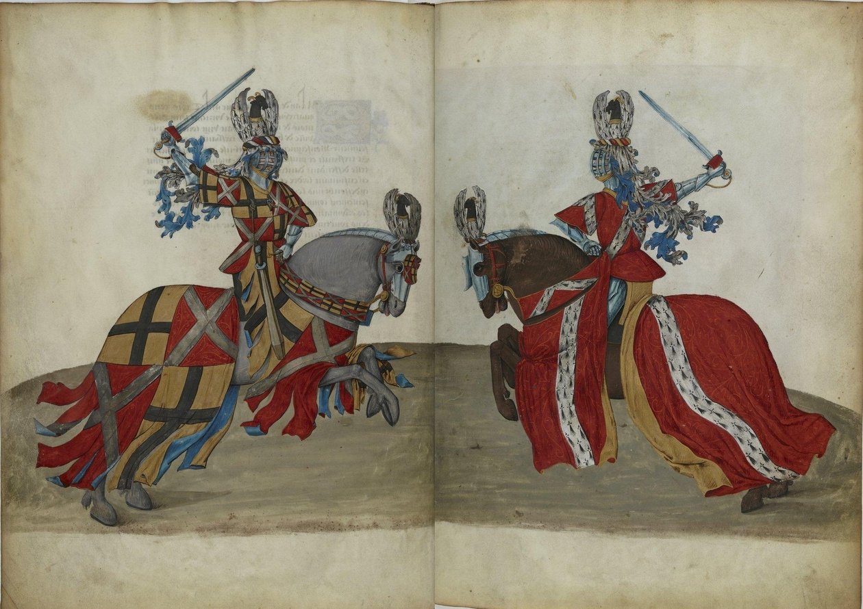 Księga turniejowa René dAnjou, ok. 1447 autorstwa Unbekannt