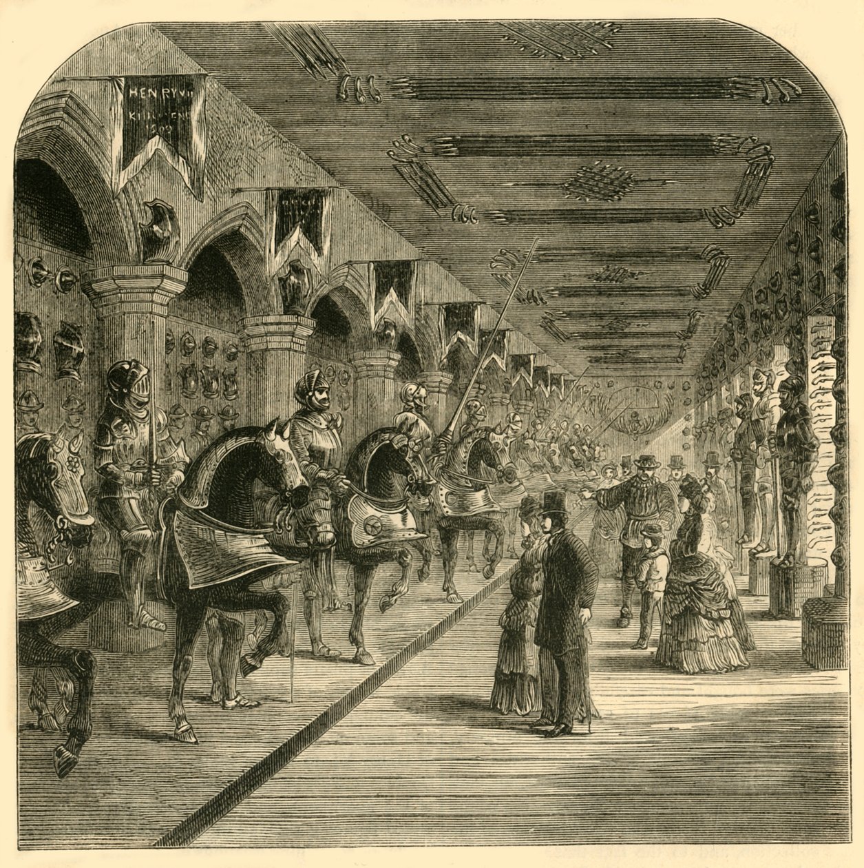 Wieżowa Zbrojownia Konna, ok. 1872 r. autorstwa Unbekannt