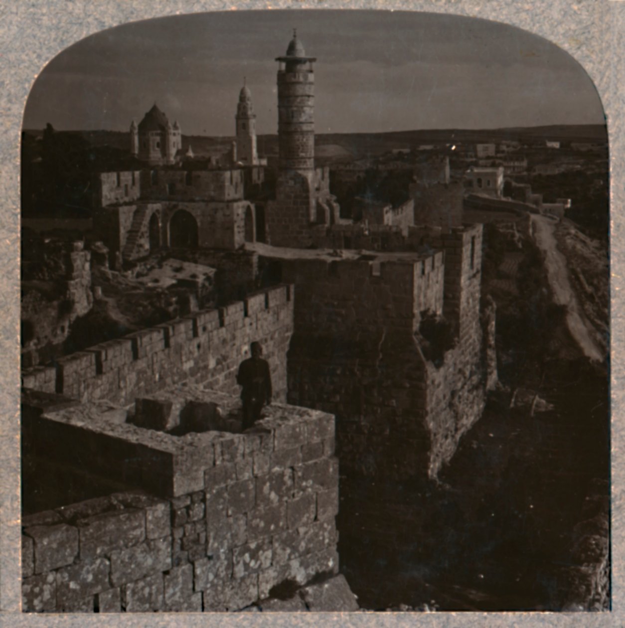 Wieża Dawida. Najstarsza część Cytadeli, ok. 1900 autorstwa Unbekannt