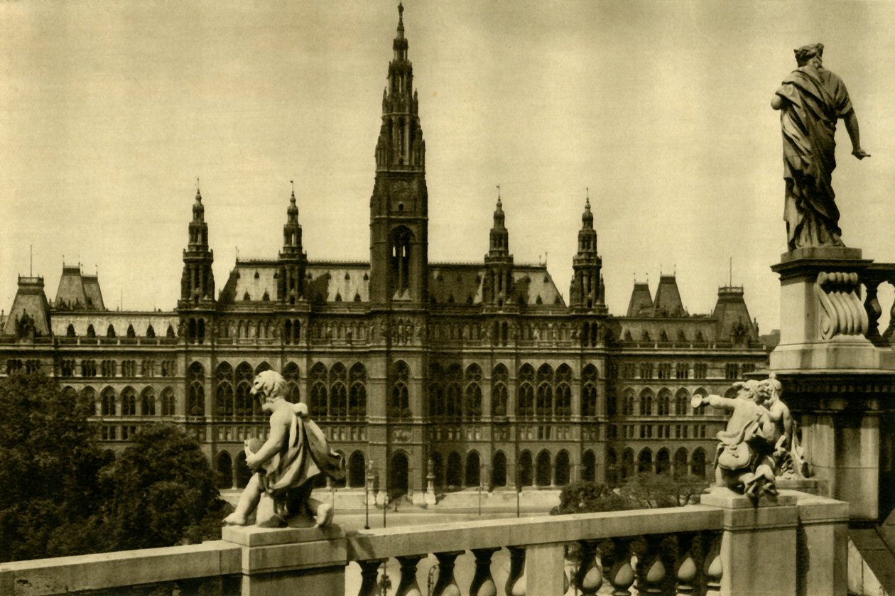 Ratusz, Wiedeń, Austria, c1935. autorstwa Unbekannt