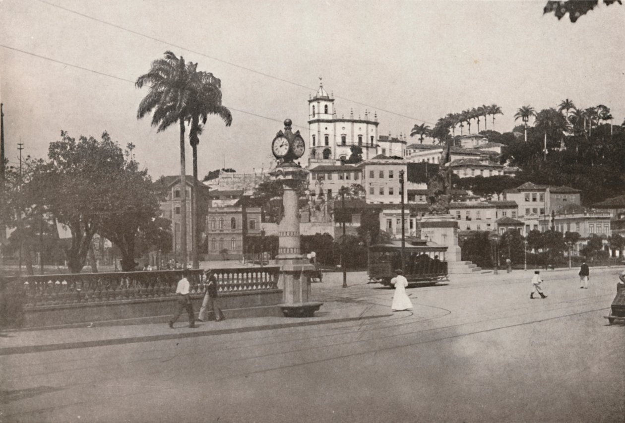 Tramwaj przejeżdżający przez Praca da Gloria, 1914 autorstwa Unbekannt