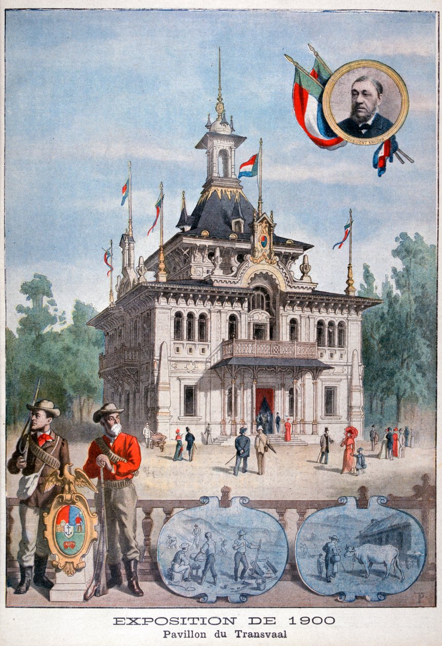 Pawilon Transwalu na Wystawie Powszechnej 1900, Paryż, 1900 autorstwa Unbekannt