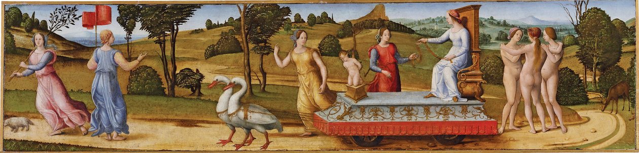 Triumf czystości, c. 1500 autorstwa Unbekannt