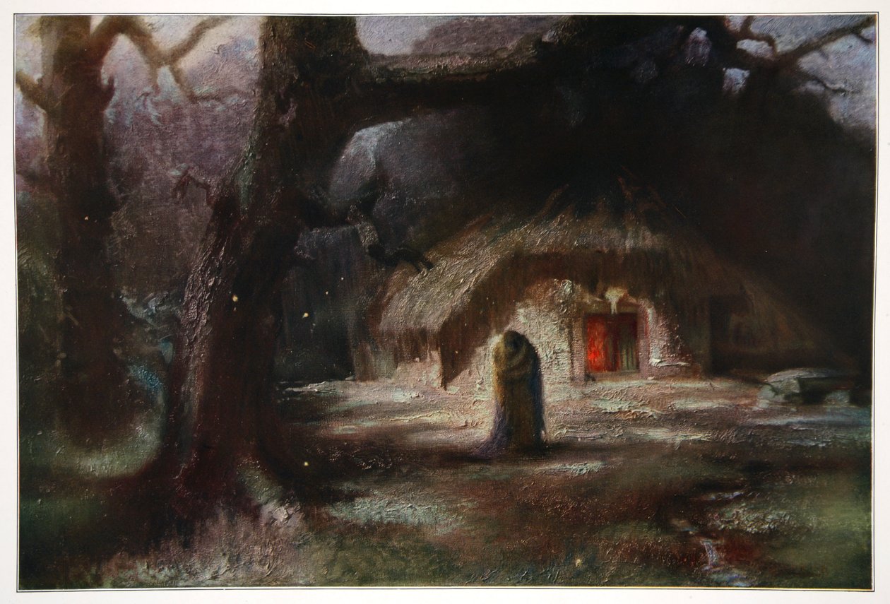 „Oboje spotkali się ponownie w czułym uścisku”, 1906 autorstwa Unbekannt