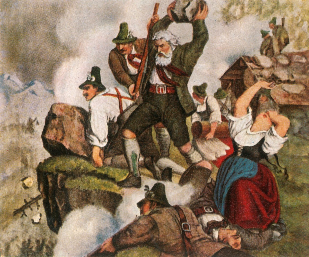 Walka Tyrolczyków o wolność, 1809, 1936. autorstwa Unbekannt