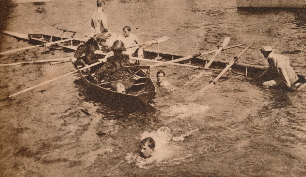 Uniwersytecki wyścig łodzi, marzec 1912 1935 autorstwa Unbekannt