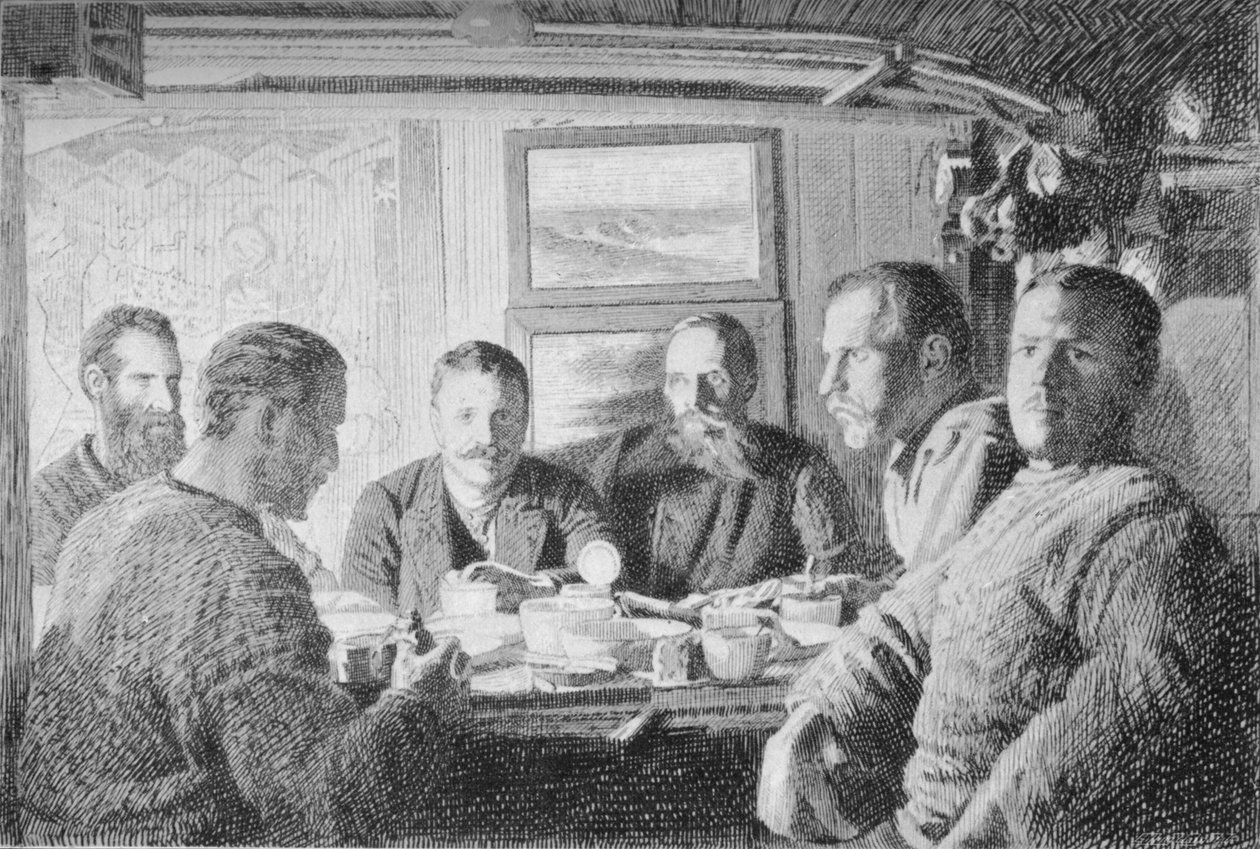 Górny koniec stołu wieczerzy. 15 lutego 1895, 1897 autorstwa Unbekannt