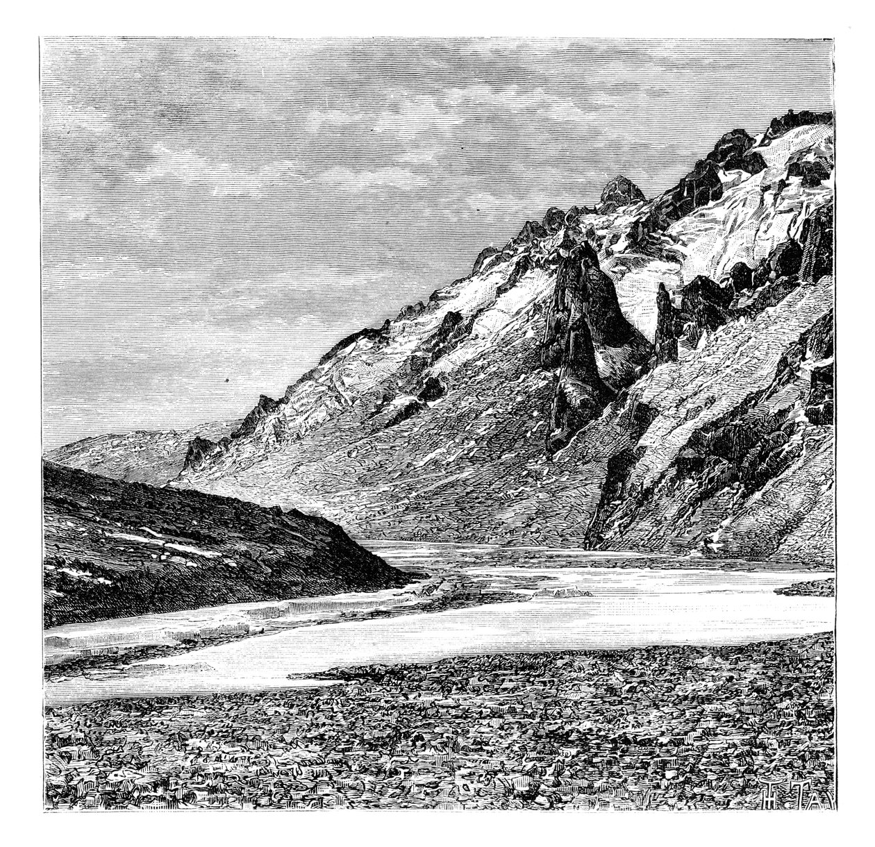 Dolina Górnego Karakaszu, Chiny, 1895 autorstwa Unbekannt