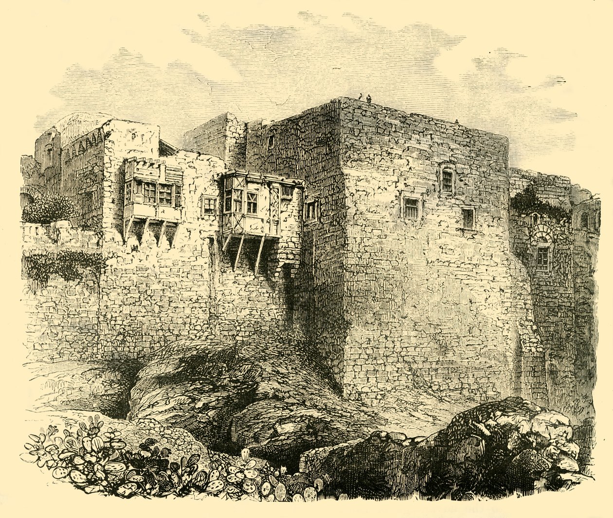 Mury Jerozolimy, 1890. autorstwa Unbekannt