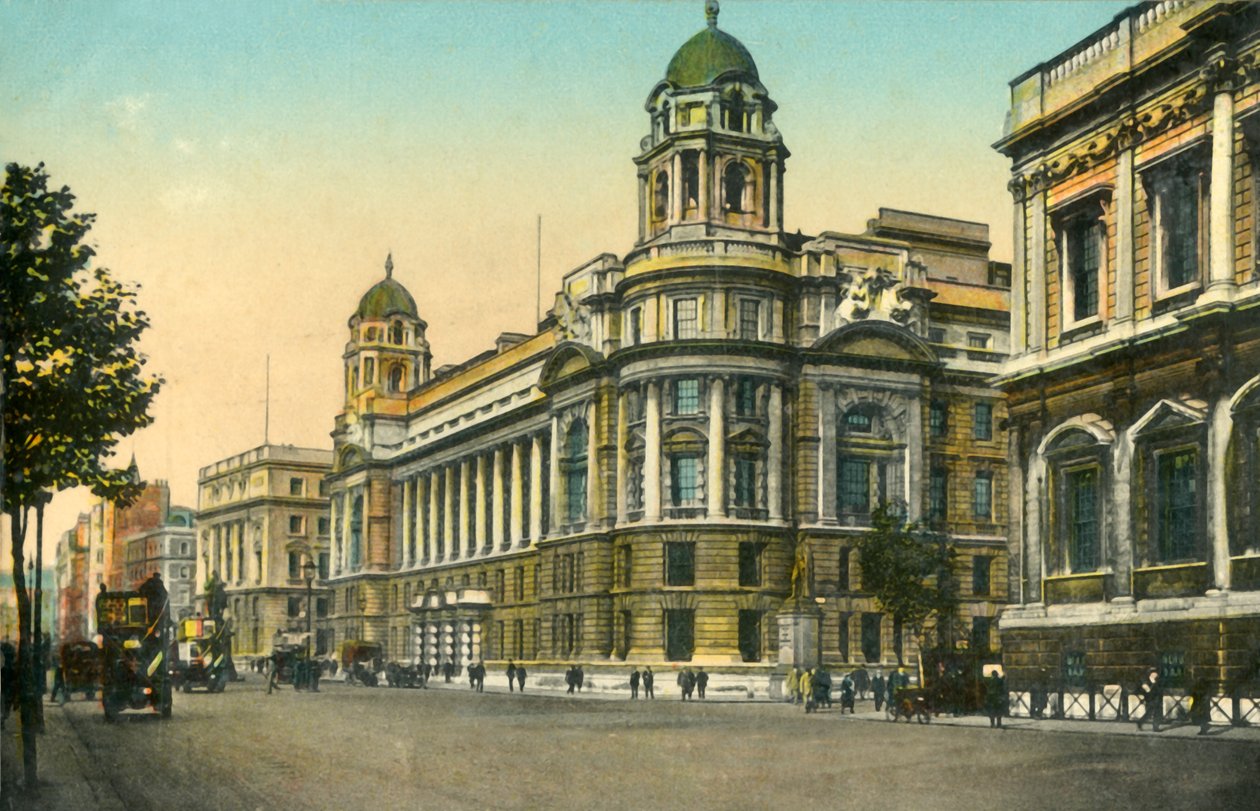 Biuro Wojenne, Whitehall, Londyn, ok. 1910. autorstwa Unbekannt